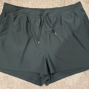 Old Navy Sage Green Athletic Shorts with Elastic Waistband